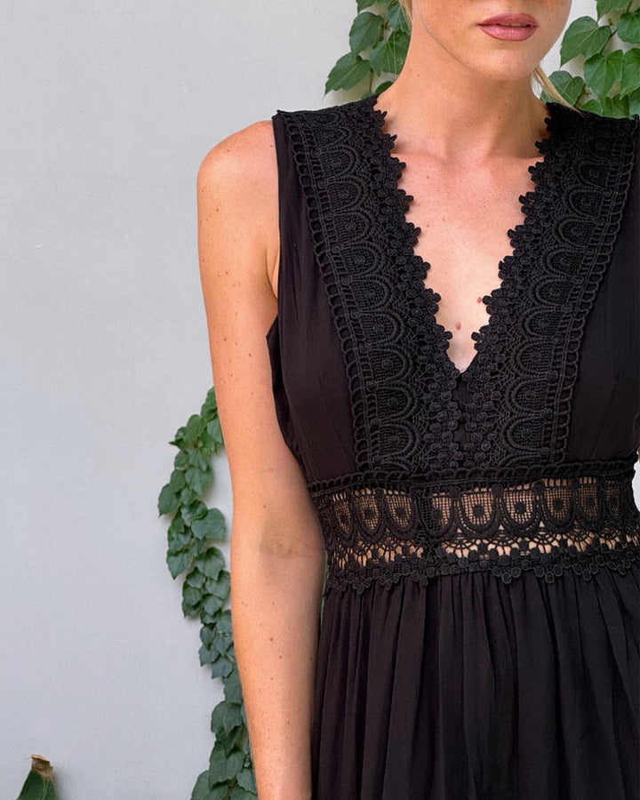 Aurélie™ | Elegant Lace Dress with V-Neck